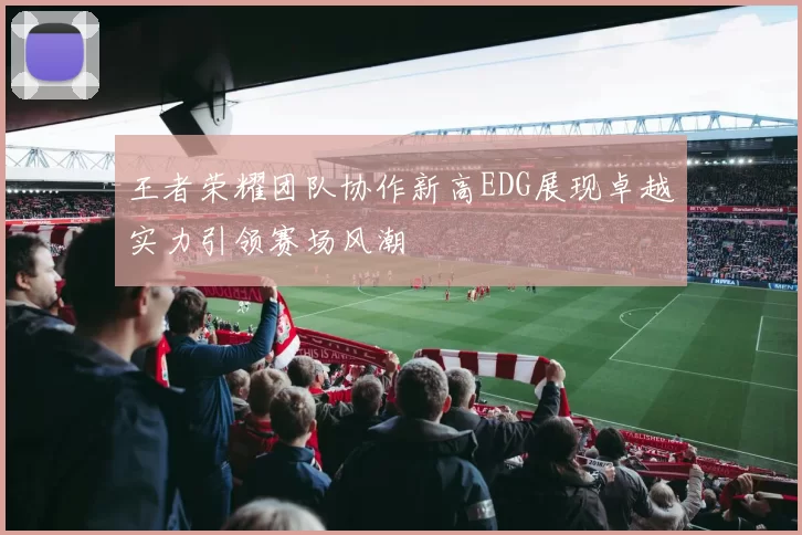 王者荣耀团队协作新高EDG展现卓越实力引领赛场风潮