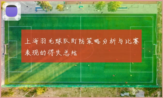 上海羽毛球队盯防策略分析与比赛表现的得失总结